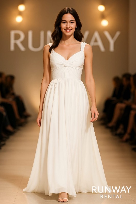 Vestido Weding Dress, Tipo A color blanco.