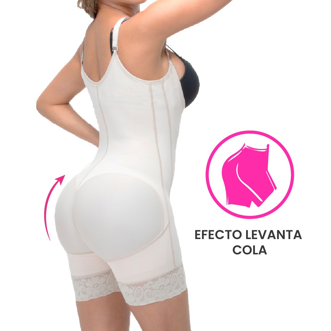 Faja Corta Moldeadora, Levanta Cola, Con Triple Cierre