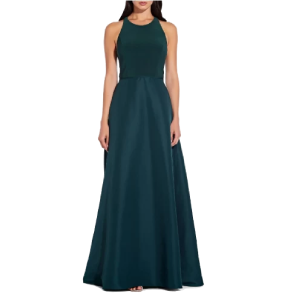 Jersey Taffeta Dress by Adrianna Papell